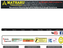 Tablet Screenshot of matharugroup.com